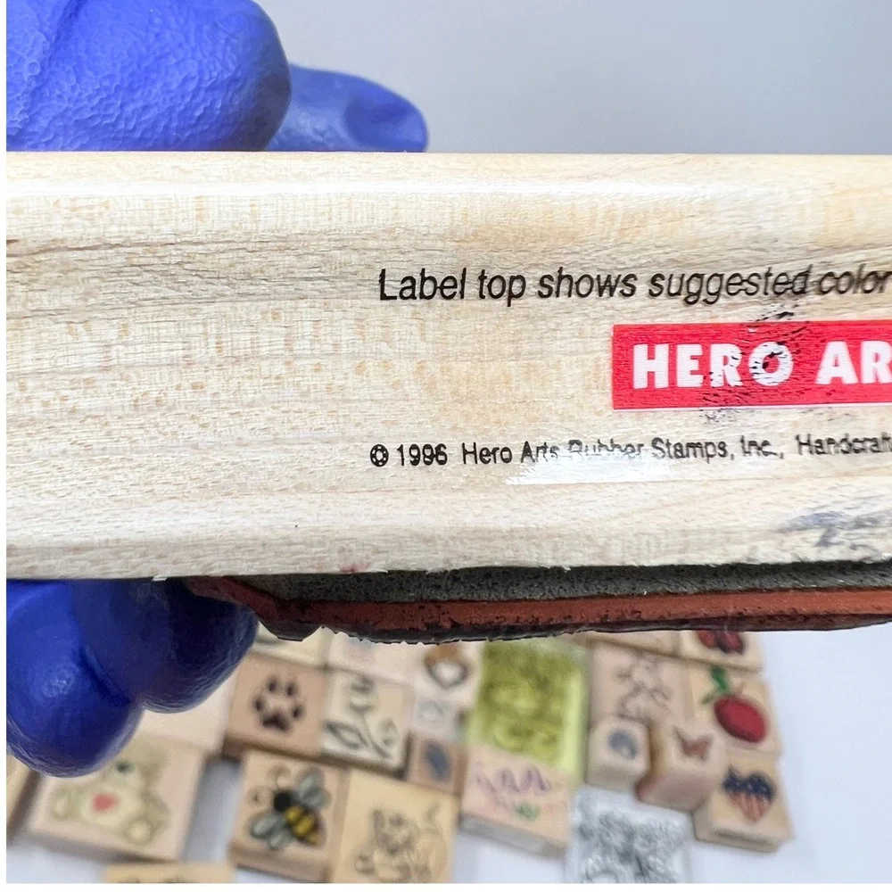 Stampin Up! vintage rubber